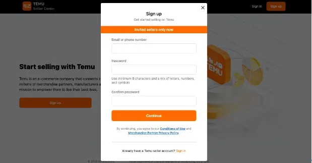 Temu美国本土店注册操作流程
