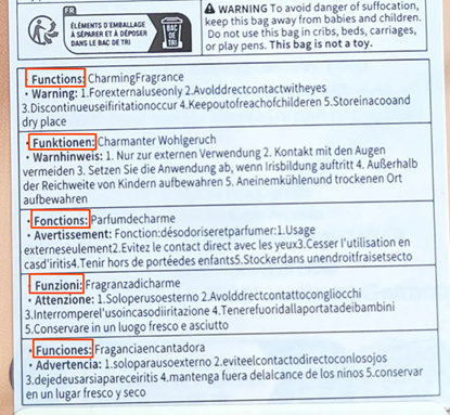 化妆品实物标签合规解读--欧盟