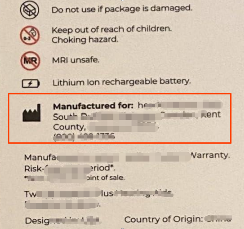 美国医疗器械实物标签合规解读