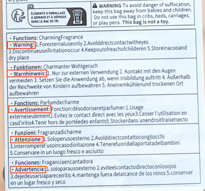 化妆品实物标签合规解读--欧盟