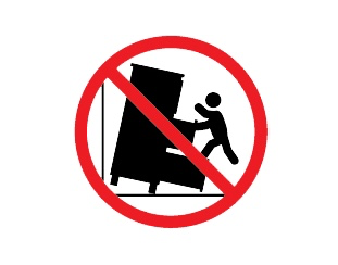 澳大利亚易倾倒家具商品标签的部分内容示例