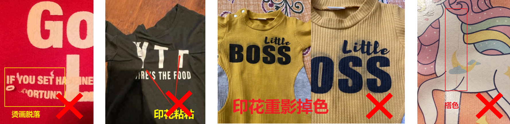 Temu 服装质量规范 - 男装  童装  孕妇装