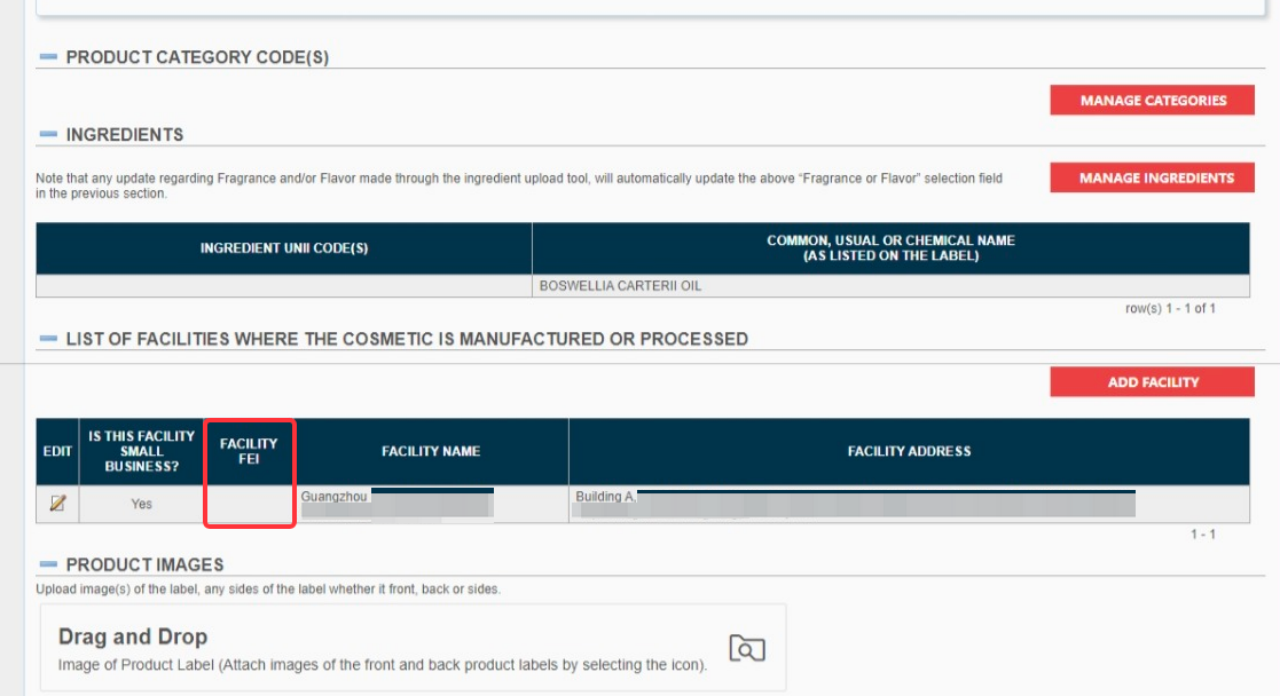 Temu美国化妆品资质文档（FDA Cosmetic）