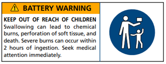 商品实物图标签合规示例解读--CLP、纽扣电池警示语