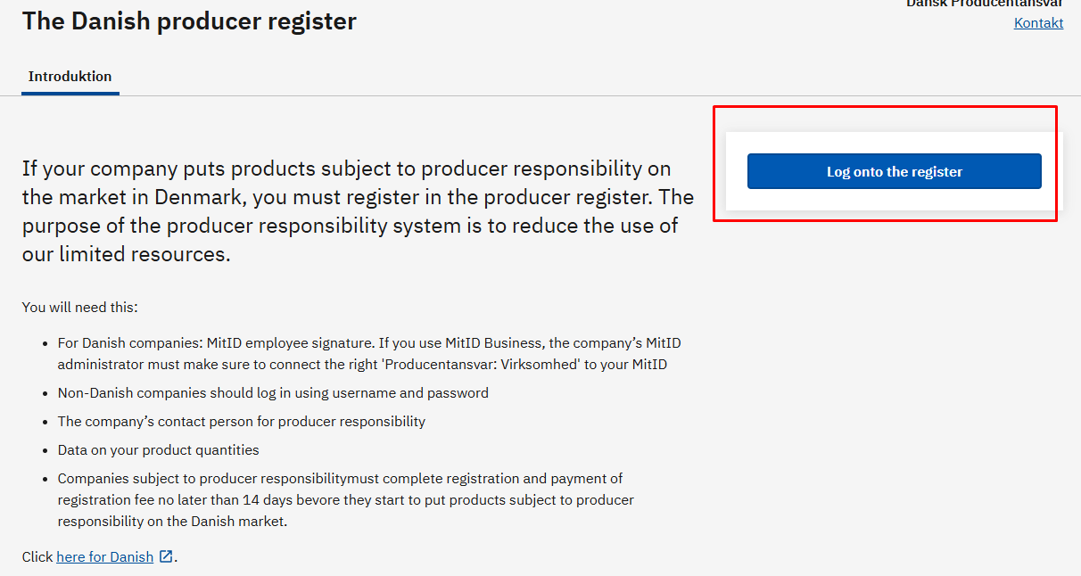 丹麦生产者责任延伸(EPR)合规