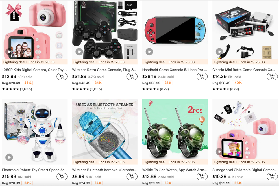 Temu玩具&游戏 爆款打造