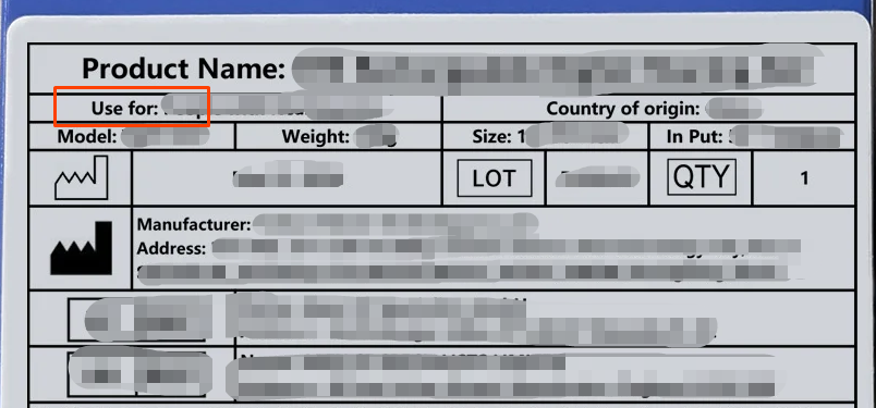 美国医疗器械实物标签案例解读