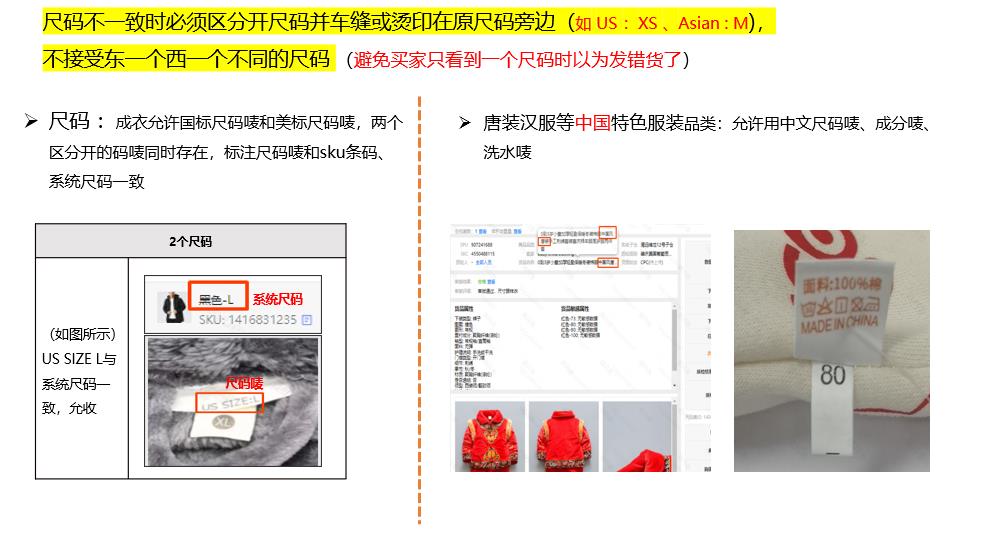 Temu 服装质量规范 - 男装  童装  孕妇装