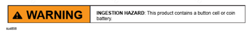 商品实物图标签合规示例解读--CLP、纽扣电池警示语