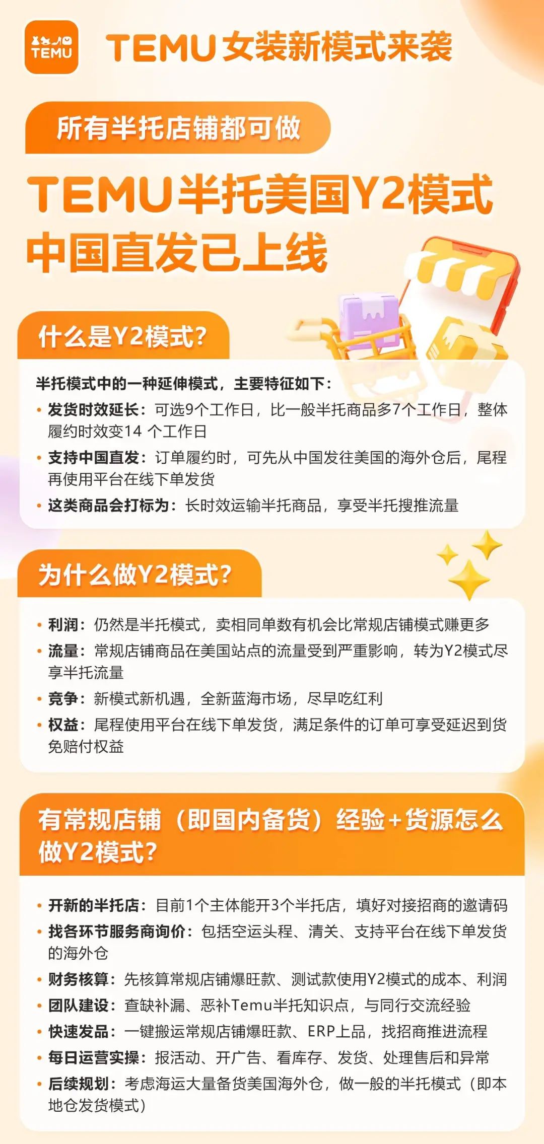 破局新的出口?TEMU推出Y2模式